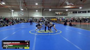 120 lbs 7th Place Match - Lylah Gheen, Elmwood vs MacKenzie Stevenson, Teays Valley