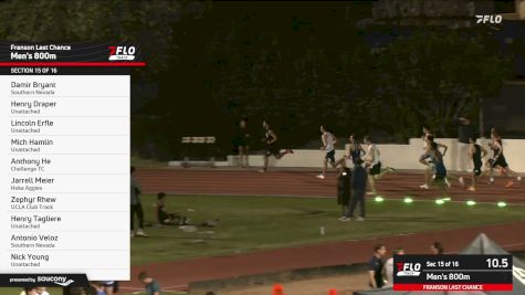 Men's 800m, Prelims 15