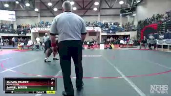 215 lbs Cons. Round 3 - Jahvon Frazier, Bryan Station vs Samuel Bertin, Fairdale