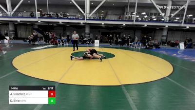 141 lbs Consi Of 16 #2 - Julian Sanchez, Army-West Point vs Corey Shie, Army-West Point