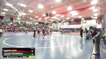 157 lbs Champ. Round 2 - Illimani Lopez, Perry vs Weston Druckerman, West Hills