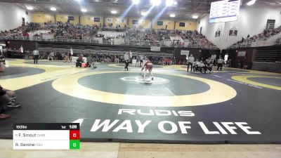 150 lbs Round Of 32 - Findley Smout, Christian Brothers vs Ryan Barone, Fishburne
