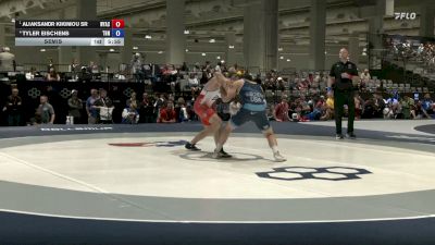77 kg Semis - Aliaksandr Kikiniou Sr, Nyac vs Tyler Eischens, Tar Heel/Nyac