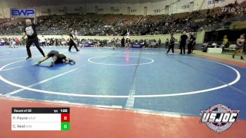 85 lbs Round Of 32 - Parker Payne, Weatherford Youth Wrestling vs Colton Reid, Team Nomad