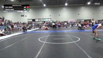 135 lbs Quarterfinal - Grace Hare, Wichita Wrestling Club vs Lila Lewis, Manhattan