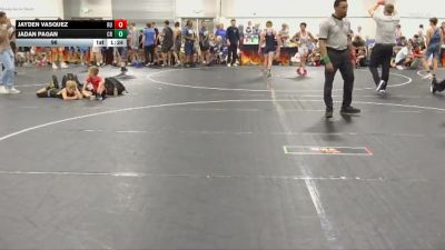 96 lbs Round 4 (6 Team) - Jayden Vasquez, Reverence United vs Jadan Pagan, Carolina Reapers