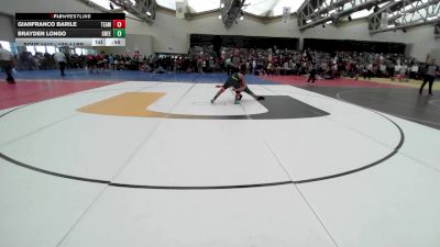 125-J lbs Consi Of 8 #1 - Gianfranco Barile, Team 209 vs Brayden Longo, Green Machine