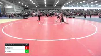 132 lbs Quarterfinal - Garrett Reece, CO vs Tyger Taam, HI