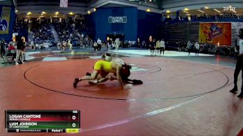 165 lbs Cons. Round 1 - Liam Johnson, St Christopher vs Logan Cantone, Bergen Catholic