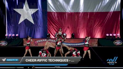 Cheer-riffic Techniques - Ruby Robins [2022 L1 Junior Day 2] 2022 American Cheer Power Galveston Showdown DI/DII