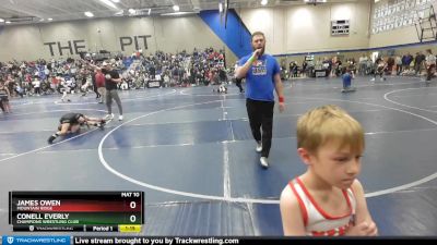 53 lbs Round 2 - James Owen, Mountain Ridge vs Conell Everly, Champions Wrestling Club