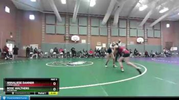 120 lbs Cons. Round 3 - Rose Walthers, Arlington vs Annaliese Danner, Camas (Girls)