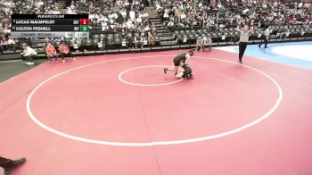 6A 132 lbs Champ. Round 1 - Colton Peshell, Riverton vs Lucas Malmfeldt, Skyridge