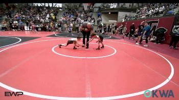 55 lbs Quarterfinal - Thatcher Odle, Keystone Kids Wrestling Club vs Asa Gray, Talihina Youth Wrestling Club
