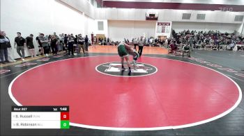 190 lbs Consi Of 8 #1 - Brian Russell, Plymouth North vs Brandon Robinson, Billerica