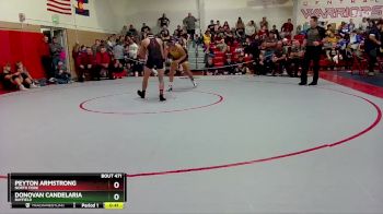 157 lbs Cons. Round 3 - Donovan Candelaria, Bayfield vs Peyton Armstrong, North Fork