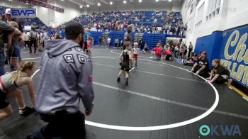 37 lbs Semifinal - Miles Steiner, Mustang Bronco Wrestling Club vs Conor Barber, Little Axe Takedown Club