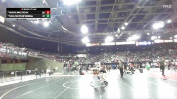 135 lbs Semifinal - Taylor Echeverria, Crook County vs Olivia Bezdicek, Jerome