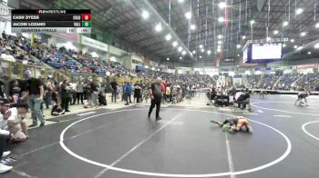 52 lbs Quarterfinal - Cash Dyess, Colorado Top Team vs JaCobi Lozano, Valley Bad Boys