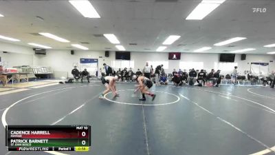 106 lbs Cons. Round 4 - Patrick Barnett, St John Bosco vs Cadence Harrell, Mayfair