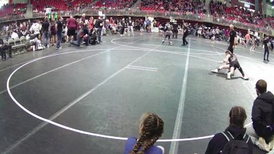 95 lbs Semifinal - Kinsey Methe, York Wrestling Club vs Madilyn Sauer, Mitchell Wrestling Club