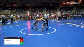 90 lbs Prelims - Baylor Uhing, Bennington WC vs Stevan Benhumea, Mcdonald County WC