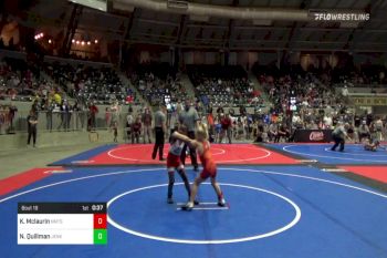 60 lbs Round Of 16 - Jace Keim, Heat vs Zavion Crawford, Skiatook Wrestling Club