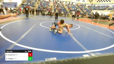 61 lbs Semifinal - Owen Cuperus, Bartlesville Wrestling Club vs Aiden Yeager, Salina Wrestling Club