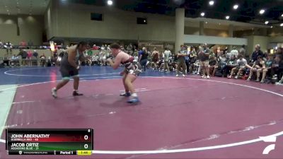 285 lbs Round 2 (6 Team) - Jacob Ortiz, Assassins Blue vs John Abernathy, Guerrilla Red