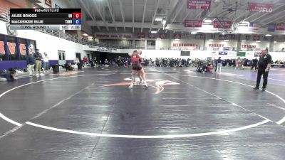 145 lbs Cons. Round 1 - Ailee Briggs, Unattached vs Mackenzie Blue, Texas Woman`s University