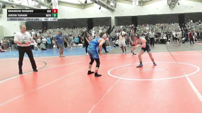 122-H lbs Quarterfinal - Brandon Wunder, Headhunters WC vs Justin Tuhari, Wayne