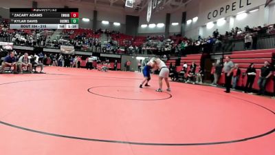 215 lbs Champ. Round 1 - Kylar Davis, Fort Worth Boswell vs Zacary Adams, El Paso Eastwood