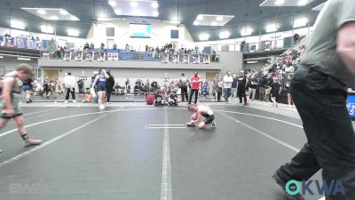 58 lbs Quarterfinal - Kyler Summers, Tonkawa Takedown Club vs Baker James, Jacket Wrestling Club