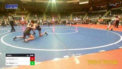 108 lbs Consi Of 32 #2 - Urijah Duran, Duran Elite vs Noah Majka, Prodigy Elite Wrestling