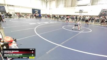 66 lbs Semifinal - Nicholas Maliarakis, Empire Wrestling Academy vs Lincoln Brower, Club Not Listed
