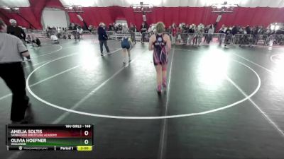 148 lbs Round 5 - Olivia Hoefner, Wisconsin vs Amelia Soltis, Sarbacker Wrestling Academy