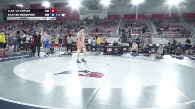 285 lbs Semis - Clayton Shipley, Beastmode Wrestling vs Braylen Meeuwsen, Michigan Premier