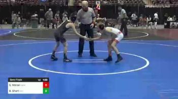 69 lbs Semifinal - Samuel Moran, Nwwc vs Braxton Short, Mat Sense Wrestling