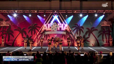 React Elite - Krypton [2026 L3 Senior - D2 Day 1] 2026 Aloha Portland Showdown