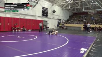 157 lbs Cons. Round 3 - Aaron Lopez, Santa Ana College vs Camden Williams, Bakersfield College