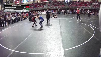 95 lbs Cons. Round 5 - Jaycee Besta, Plattsmouth Wrestling Club - Girls vs Aaliyah Kluthe, North Bend Matcats