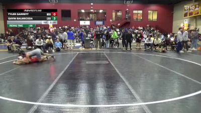 149 lbs Champ. Round 2 - Gavin Balmeceda, Life University vs Tyler Garrett, Unattached