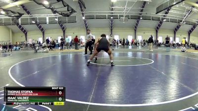 157 lbs Cons. Round 6 - Isaac Valdez, Wheeling University vs Thomas Stofka, Patriot Elite Wrestling Club