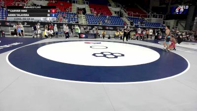 106 lbs Cons. Rd Of 64 - Carver Hinz, IA vs Aiden Talavera, CA