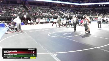 165 Class 2 lbs Semifinal - Evan Winters, Ste. Genevieve vs Colton Roark, Cassville