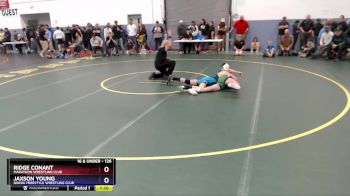 126 lbs Semifinal - Jaxson Young, Nikiski Freestyle Wrestling Club vs Ridge Conant, Marathon Wrestling Club