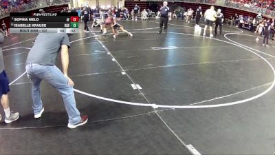 107 lbs Cons. Round 1 - Sophia Melo, Arlington Eagles vs Isabelle Krause, O`Neill Leprechaun Wrestling