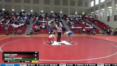 157 lbs 1st Place Match - Brody Glenn, Vestavia Hills HS vs Bradley Moncrief, Vestavia Hills HS