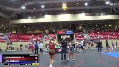 115 lbs Quarterfinal - Leiannah Landreth, KS vs Maya Saldivar, MO