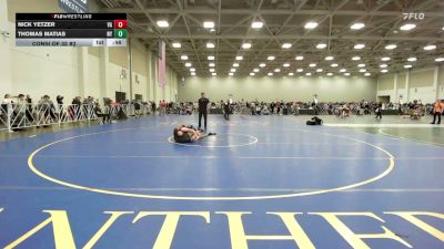 106 lbs Consi Of 32 #2 - Nick Yetzer, VA vs Thomas Matias, NY